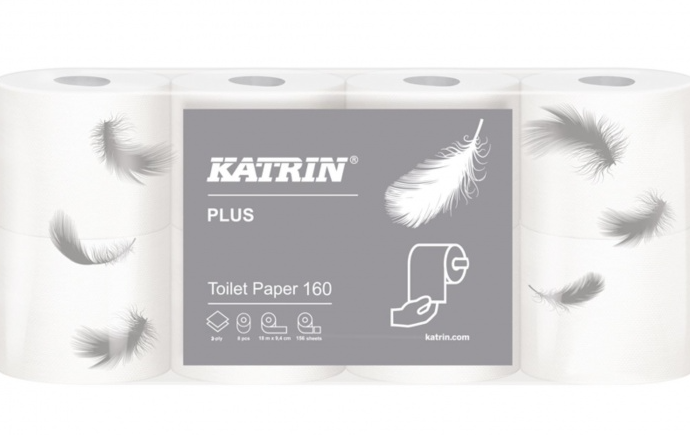 KATRIN PLUS TOILET 160 toaletní papír 2-V 11296