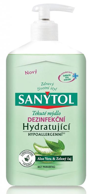 SANYTOL dezinfekční mýdlo 250ml s pumpičkou